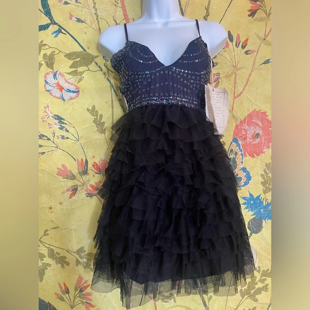 Free People Flutter Mini Dress size S